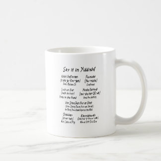Mug Dites-le dans Yiddish