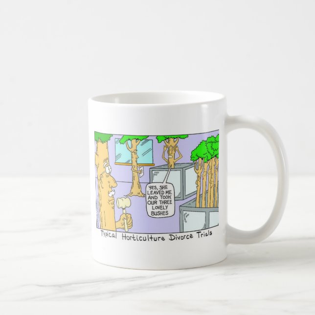 Mug Divorce Arbre : Dons Amusants Tee - shirts & Objet (Droite)
