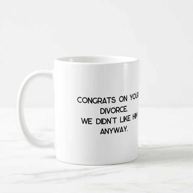 Mug Divorce Cadeau (Gauche)