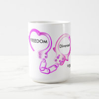 Divorcé enfin libre rose ouvert menottes