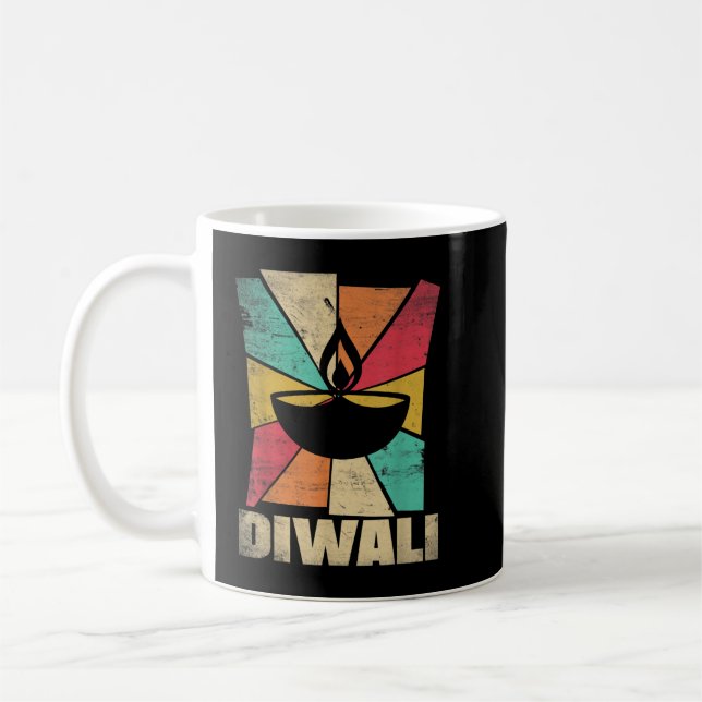 Mug Diwali Light Festival Deepavali Diwali (Gauche)