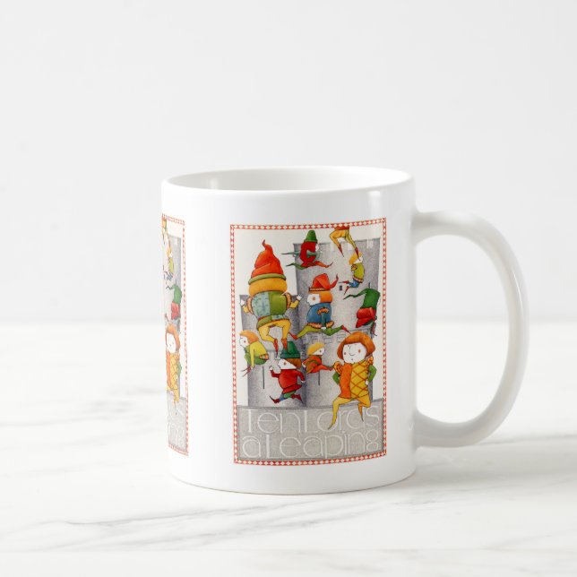 MUG DIX SELLES UNE BANDE BLANCHE EN TÊTE (Droite)