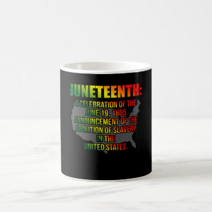 Mug Dix-septième anniversaire de l'histoire des Noirs