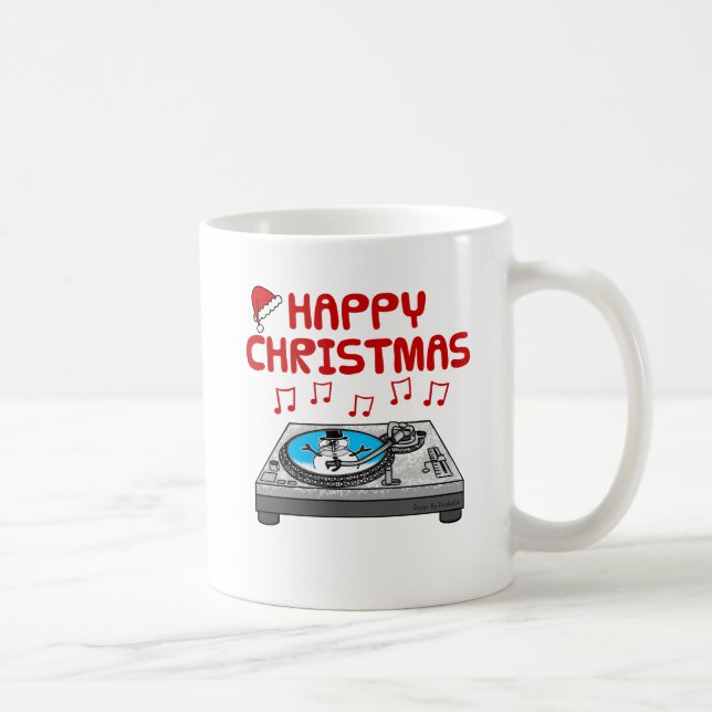 Mug DJ Producteur de musique de Noël Musicien électron (Droite)