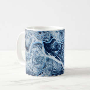 Mug Dnieper River Neige gelée - Vue de la station spat