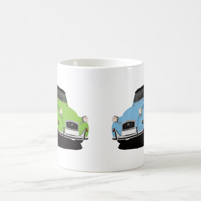 Mug do-it-yourself 2CV (deux chevaux) - (Centre)