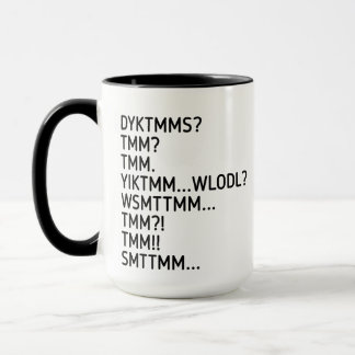 Mug Do You Know The Muffin Man mug, DYKTMM ,muffin man