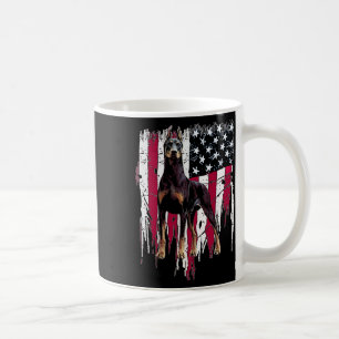 Mug Doberman Pinscher Drapeau Américain Usa Incroyable