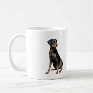 Mug Doberman Pinscher (naturel)