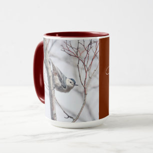 Mug d'observation des oiseaux de Nuthatch à poitri