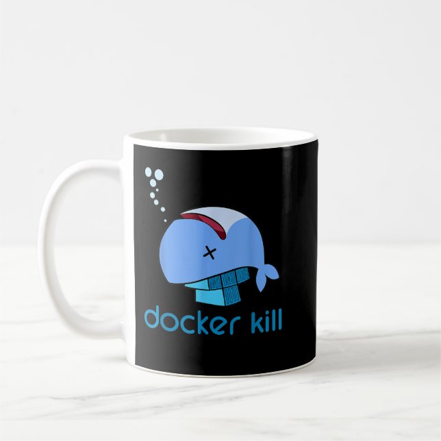 Mug Docker container linux devops programming coding (Gauche)