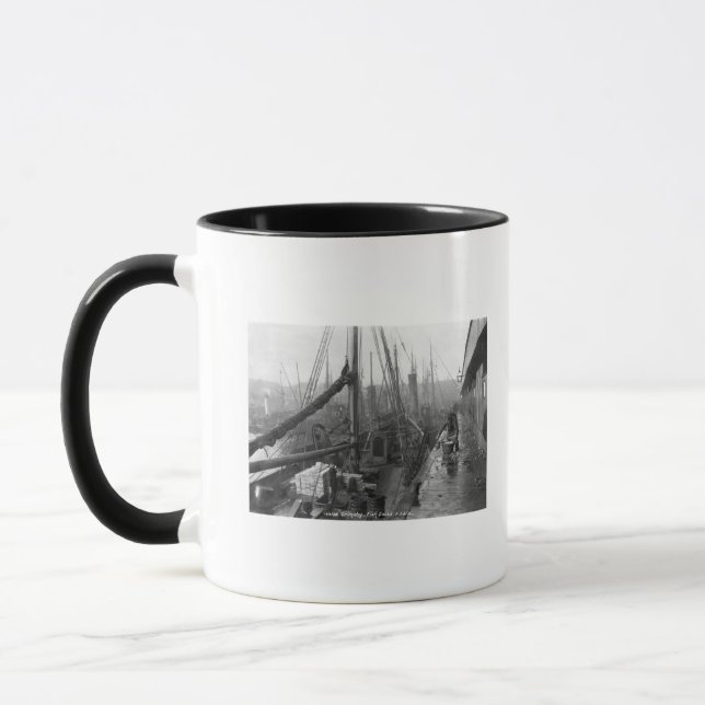 Mug Docks de poissons, Grimsby, début du 20ème siècle (Gauche)