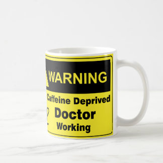 Mug Docteur d'avertissement de caféine