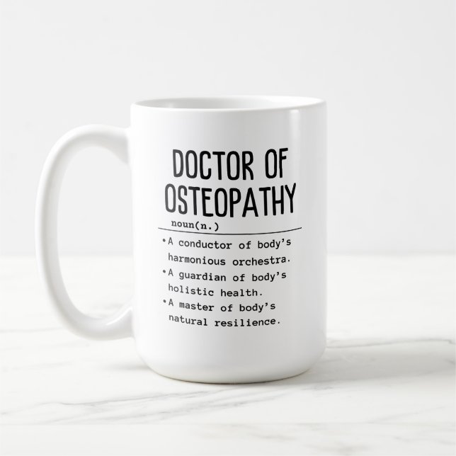 Mug Docteur en ostéopathie (Gauche)