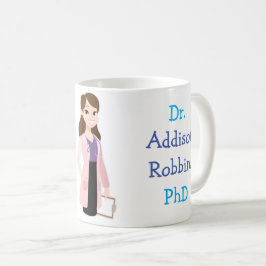 Mug Doctorat Customisé (Votre nom) pour la promotion