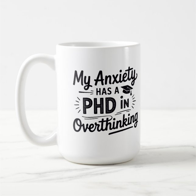 Mug Doctorat en Citation amusante de l'exagération (Gauche)