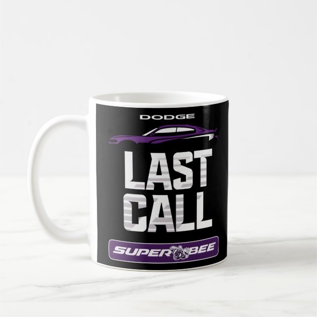 Mug Dodge Charger Super Bee Dernier Call (Gauche)
