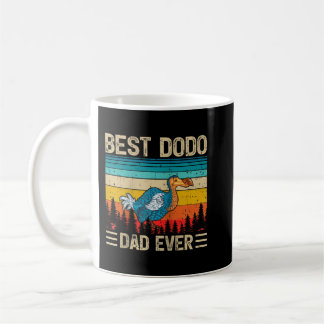 Mug Dodo Bird Vintage Funny Meilleur Dodo Papa Jamais 