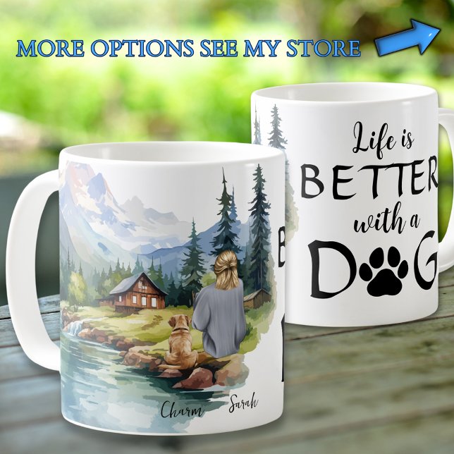 Mug Dog (Dog Mom, Life with a dog, --)