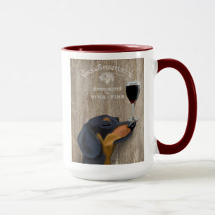 Mug Dog Au Vin Dachshund