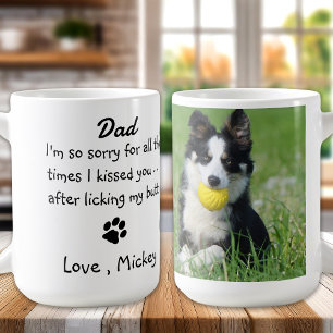 Mug Dog Dad - Funny Birthday Humour Pet Photo Dog Dad