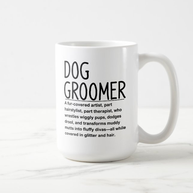 Mug Dog groomer (Droite)