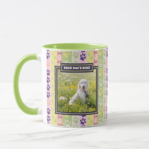 Mug Dog Paw Motif Spring Days Instagram Photo Frame
