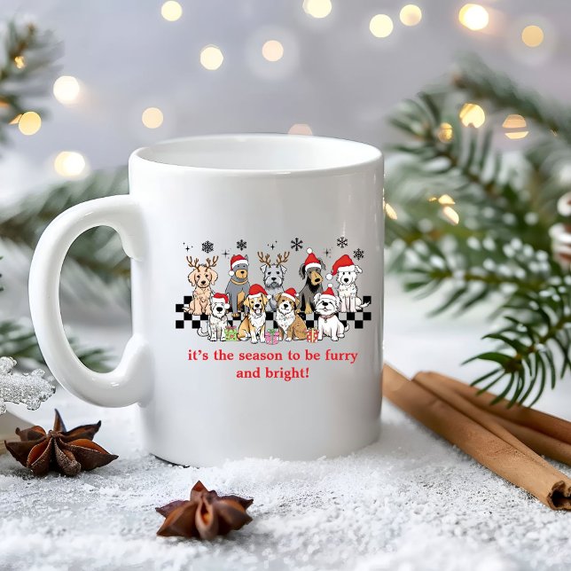 Mug Dog WIshing you pawsively Christmas Gift  (Créateur téléchargé)