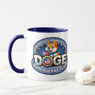 Mug DOGE Dept of Government Efficacité Bureaucrate Lar