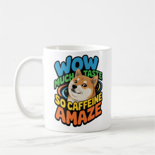 Mug Doge Mème Café Mug-Wow Beaucoup De Caféine, Tellem