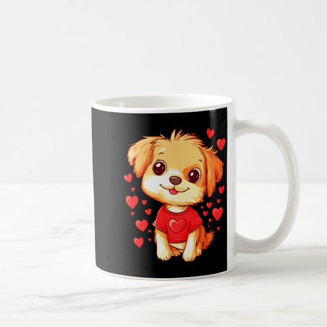 Mug Dogs Lover Heart Girls Puppy Valentine S Day Women (Droite)