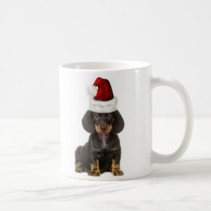 Mug Dogs~Original Ditzy Mug~Dachshund~Christmas