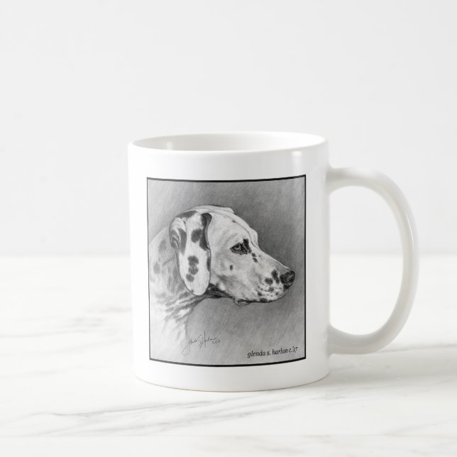 Mug Dogue dalmate par Glenda S. Harlan (Droite)