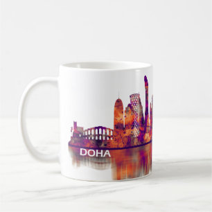 Mug Doha Qatar Skyline