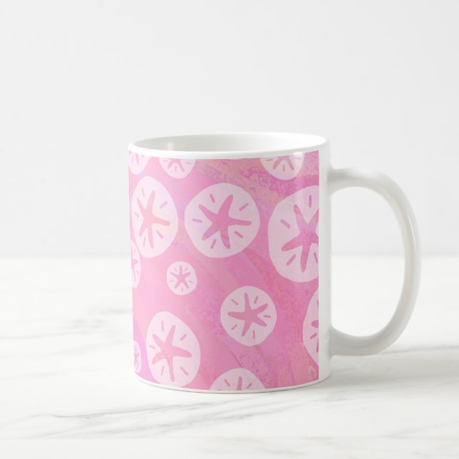 Mug Dollar de sable blanc et rose (Droite)