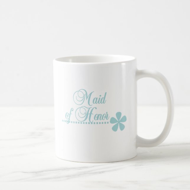 Mug Domestique de l'élégance de Teal d'honneur (Droite)