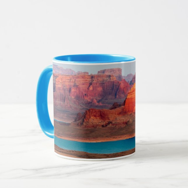 Mug Dominguez Butte & Lake Powell, Utah (Devant gauche)