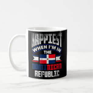 Mug Dominicain Le Plus Heureux Quand Je Suis En Républ