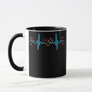 Mug Domino Heartbeat Dominoes Master Game Players