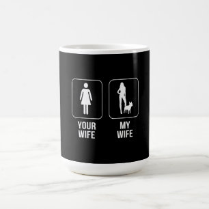 Mug Don de chien   Votre Femme - My Wife French Bulldo