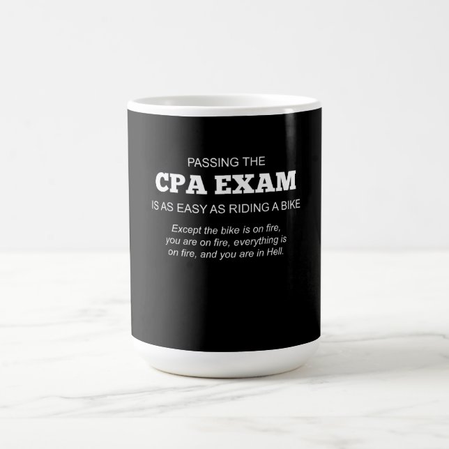 Mug Don d'examen CPA d'expert-comptable agréé (Centre)