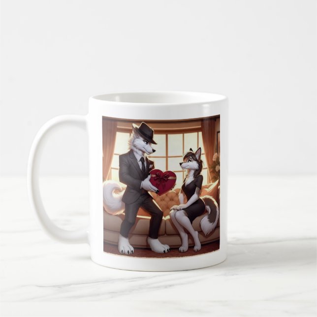 Mug Don Lupo Canino "Valentines"  (Gauche)