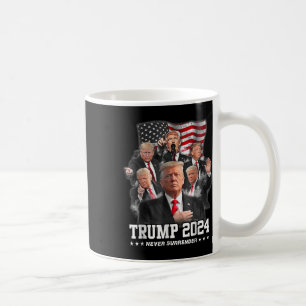 Mug Donald J Trump 2024 Ne jamais céder 1