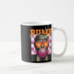 Mug Donald Pump Bitcoin drôle Trump Pink Gum 2024 Cryp