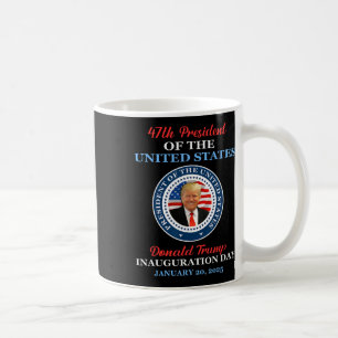 Mug Donald Trump 47e président 2025 Inauguration États
