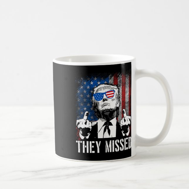 Mug Donald Trump a manqué Trump 2024 États-Unis Amériq (Droite)