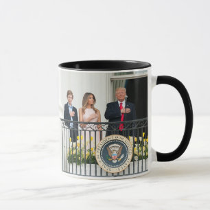 Mug Donald Trump, avec Melania et Barron à la Maison