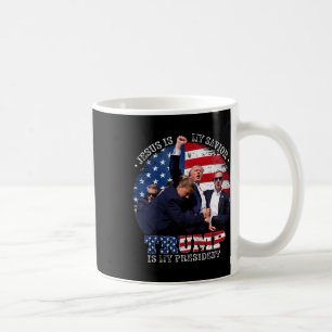 Mug Donald Trump Combattre Jésus Est Mon Sauveur Trump