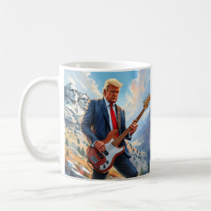 Mug Donald Trump Jouant à la basse électrique Mount Ru