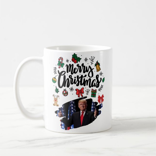 Mug Donald Trump Joyeux Noël (Gauche)